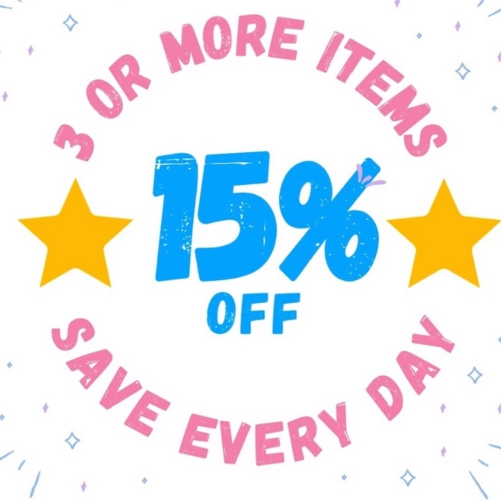 15% off 3